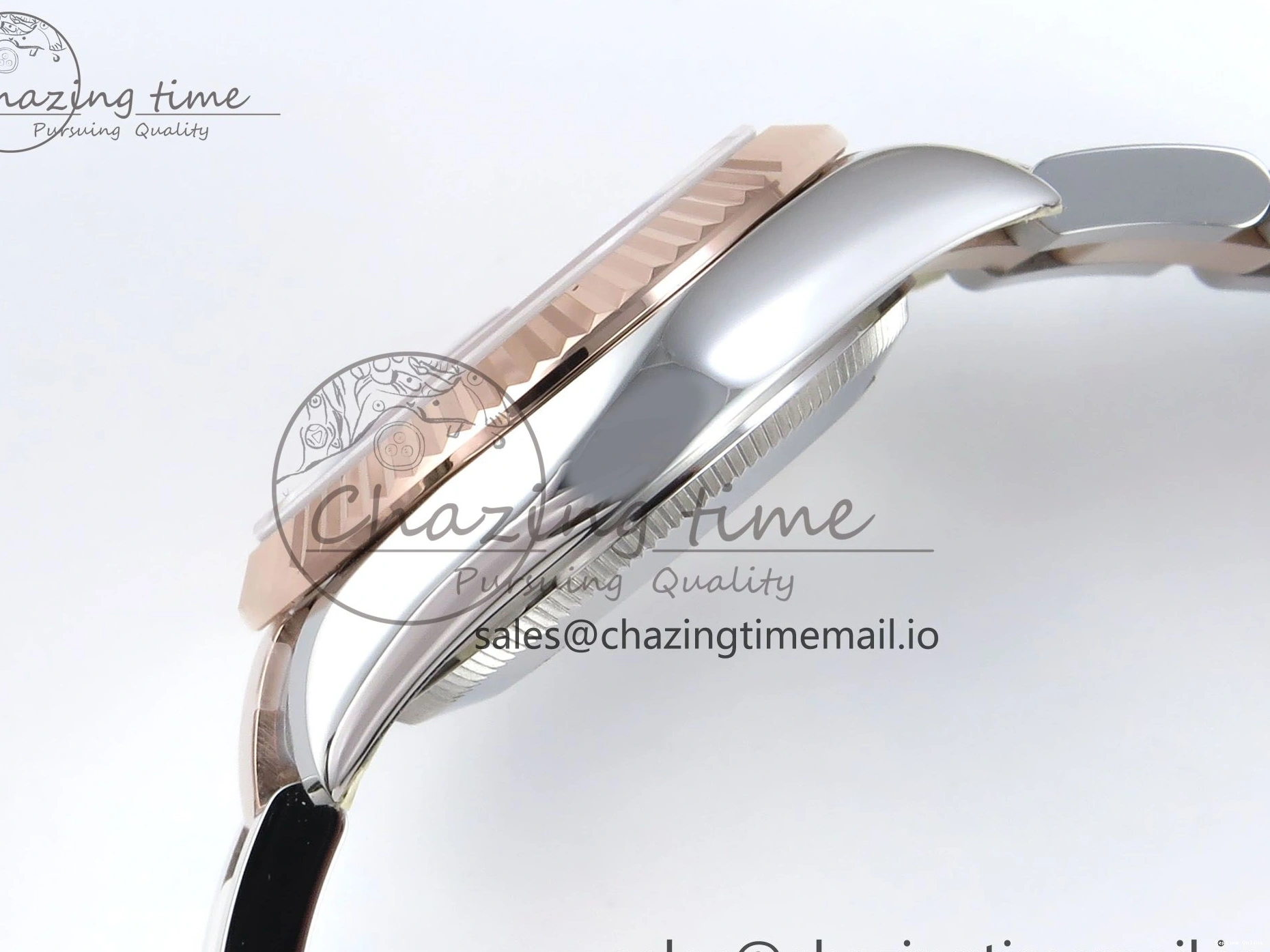 0117 Packable DateJust 31 278271 ARF 1:1 Best Edition 904L Steel RG Roman Dial on SS RG Oyster Bracelet ETA 524